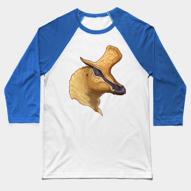 Lambeosaurus lambeii Baseball T-Shirt by CoffeeBlack